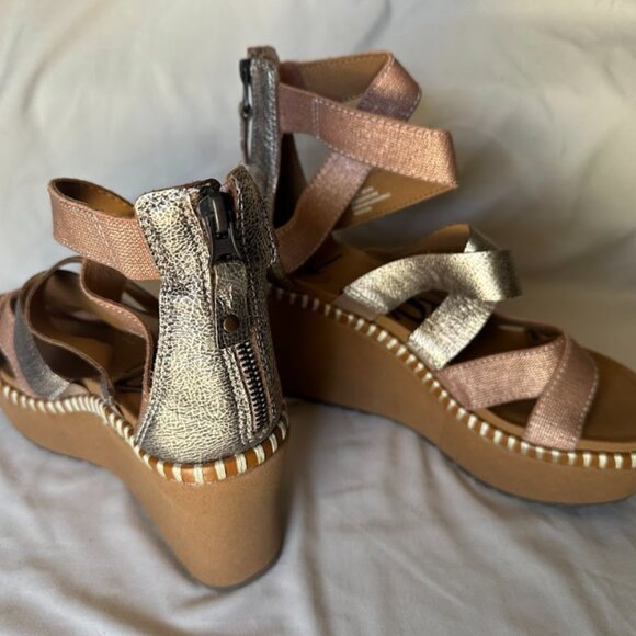 OTBT Pavilion Platform Wedge Sandals Size 7.5 - Picture 3 of 7